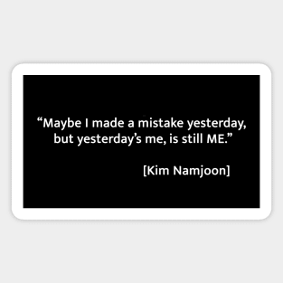 Kim Namjoon BTS quote Magnet